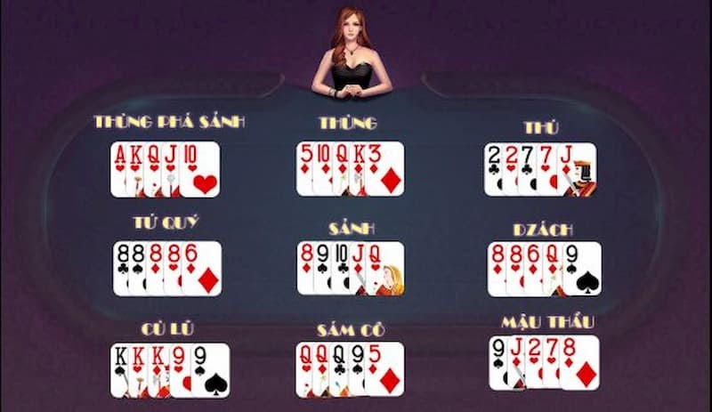 Hướng dẫn chơi Binh Xập Xám – Mậu Binh ăn tiền