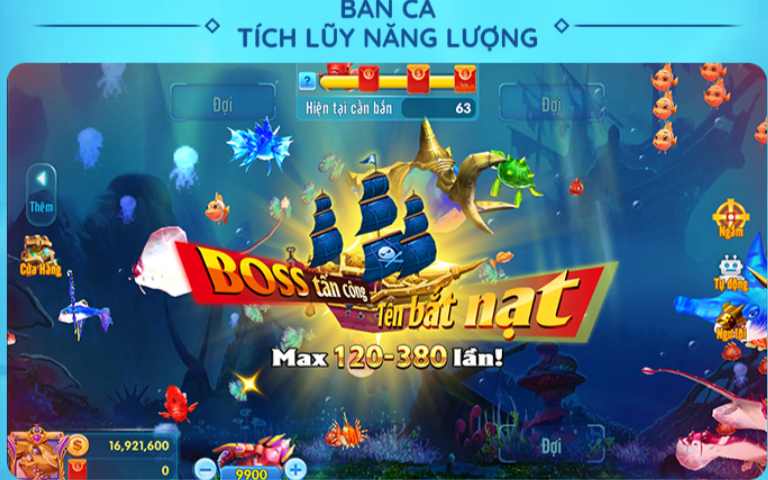 Hải Vương 3D – Bắn cá đã tay, rinh ngay tiền tỷ