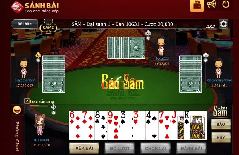 Chơi sâm lốc 3 đôi thông có thể chặn được đôi 2 (Heo) không?